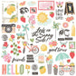 Simple Stories Chipboard Pink Lemonade