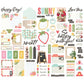 Simple Stories Journal Bits & Pieces Die Cuts Pink Lemonade