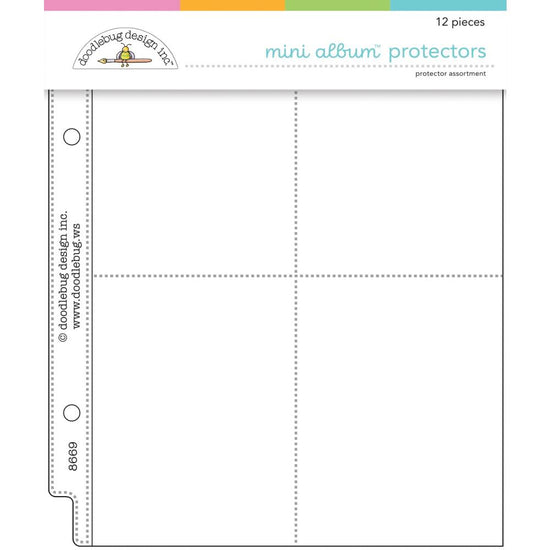 Doodlebug Mini Album Protector Assortment