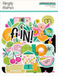 Simple Stories Chipboard Color Me Happy