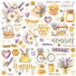 Simple Stories Chipboard Simple Vintage Lavender Fields