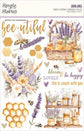 Simple Stories Rub Ons Simple Vintage Lavender Fields