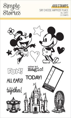 Simple Stories Happiest Place Photopolymner Stamps All Ears!