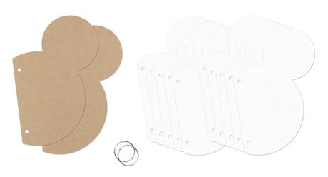 Simple Stories SN@P! Mini Chipboard Album Mouse Ears