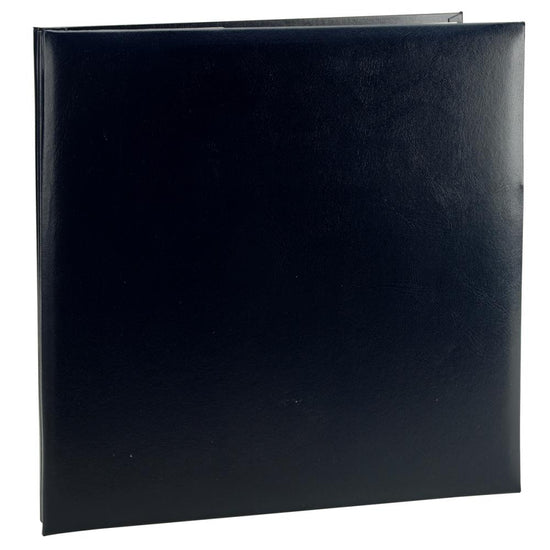 Pioneer Leatherette Post Bound Album 12"X12" Black