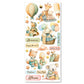 Ciao Bella Art Stickers Lunibloom Transparent Adhesive Sheets 5/Pkg