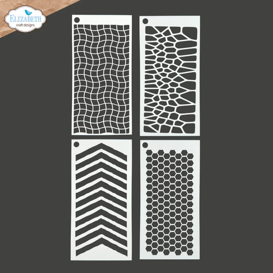 Elizabeth Craft Journal Stencils 10