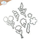 Elizabeth Craft Flower Scribbles Stamp and Die Set