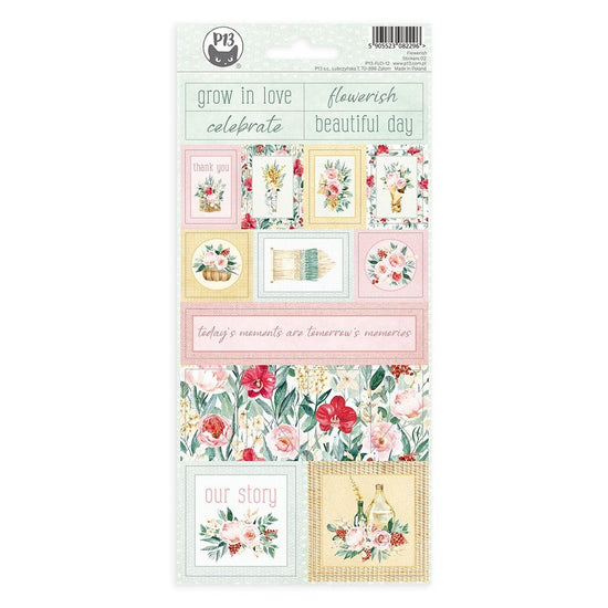 Flowerish Cardstock Stickers 