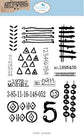 Elizabeth Craft Scribbles stamp