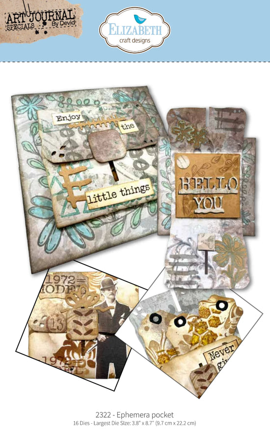 Elizabeth Craft Ephemera pocket die