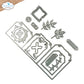 Elizabeth Craft Tag folding trio die