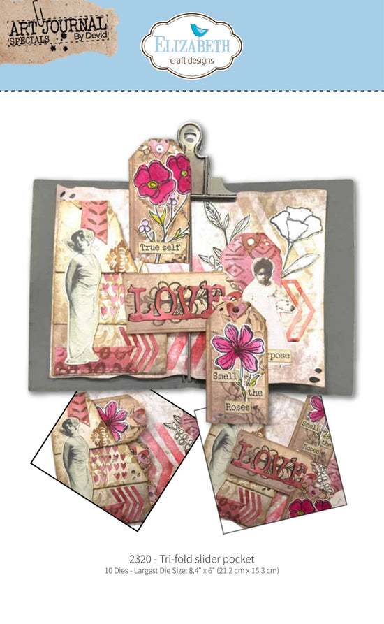 Elizabeth Craft Tri-fold slider pocket die