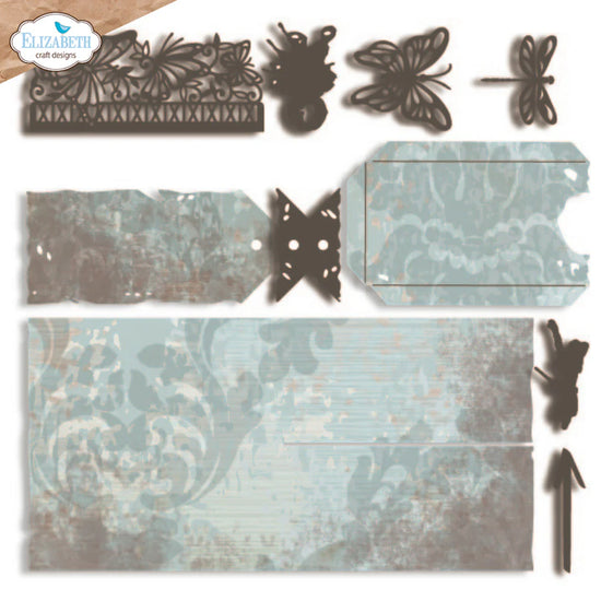 Elizabeth Craft Split tag pocket page die
