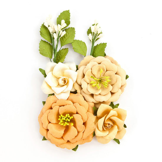 PRIMA MARKETING AMBER MOON FLOWERS – PUMPKIN