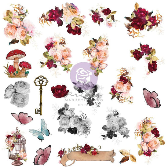 Lost in Wonderland Vellum Ephemera 46/Pkg