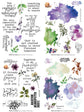 TEXT{ures} Beneath the Brambles 6in x 8in Rub-On Transfer Set