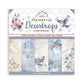 Stamperia Double-Sided Paper Pad 8"X8" 10/Pkg Create Happiness Dewdrops