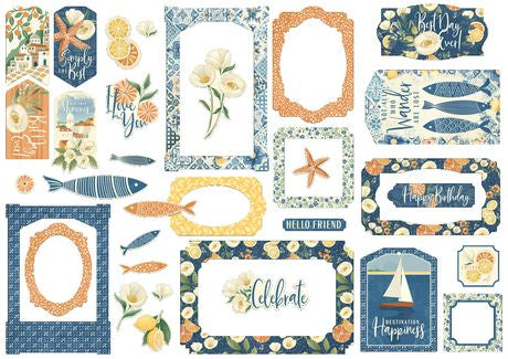 Graphic 45 Chipboard Die-Cuts Scenic Route