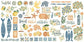 Graphic 45 Ephemera Set Scenic Route