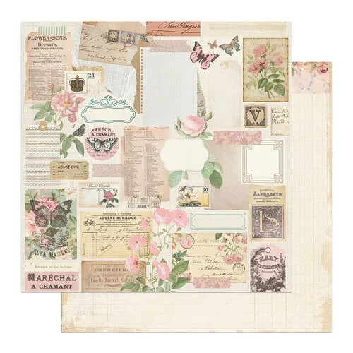 PhotoPlay - Beautiful Junque Collection - 12 x 12 Double Sided Paper - To Do List