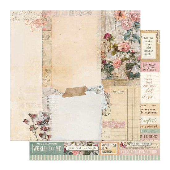 PhotoPlay - Beautiful Junque Collection - 12 x 12 Double Sided Paper - My Story