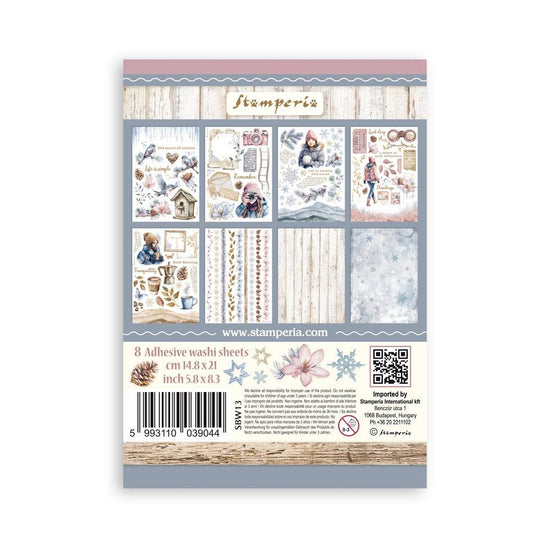 Stamperia A5 Washi Pad 8/Pkg Create Happiness Dewdrops