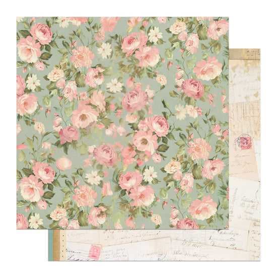 PhotoPlay - Beautiful Junque Collection - 12 x 12 Double Sided Paper - Letters