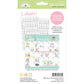 Day To Day Calendar Numbers Clear Stickers 12 Months