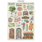 Junk journal stickers, cut-outs, backgrounds - Art of Travelling
