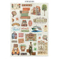 Junk journal stickers, cut-outs, backgrounds - Art of Travelling