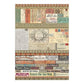 Junk journal stickers, cut-outs, backgrounds - Art of Travelling