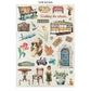 Junk journal stickers, cut-outs, backgrounds - Art of Travelling