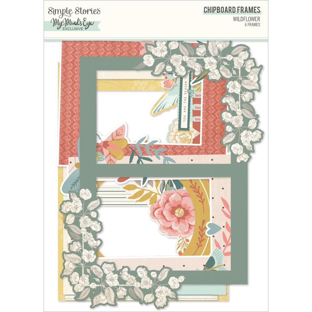 Wildflower Chipboard Frames – Imaginic Scrapbook