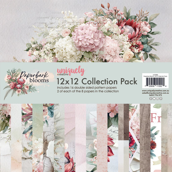 Uniquely PAPERBARK BLOOMS 12 X 12 COLLECTION PACK