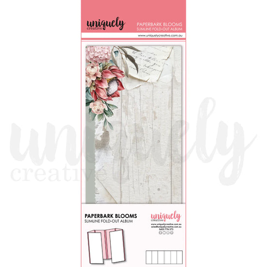 Uniquely PAPERBARK BLOOMS SLIMLINE FOLD-OUT ALBUM
