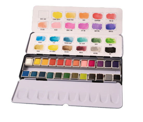 Art by Marlene Watercolor Paint 24 Colors Essentials