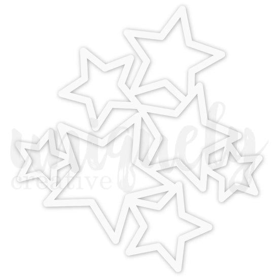Uniquely PAPERBARK BLOOMS STARS OVERLAY