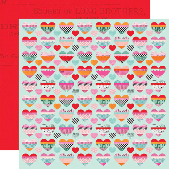 Heart Eyes Double-Sided Cardstock 12"X12" Happy Hearts