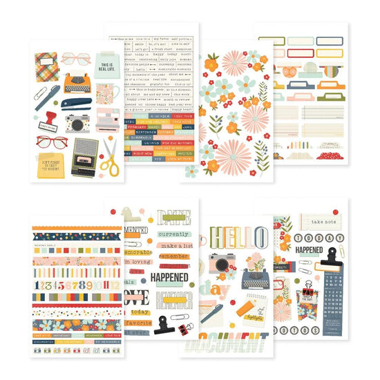 Simple Stories Sticker Book 8/Sheets For the Record