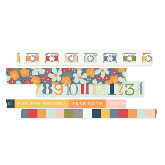 For The Record Washi Tape 5/PKG
