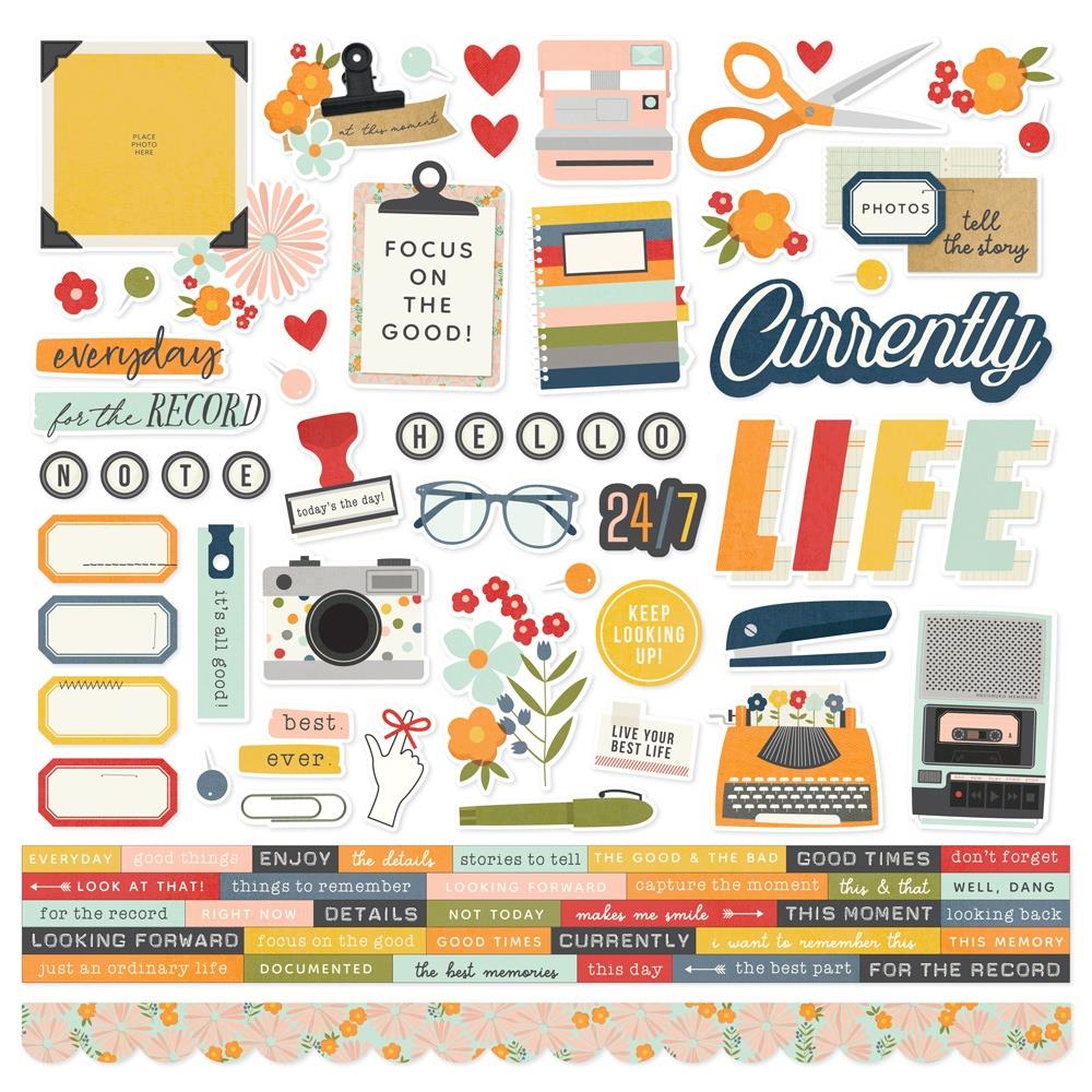 For The Record Cardstock Stickers 12”x12” – Imaginic Scrapbook
