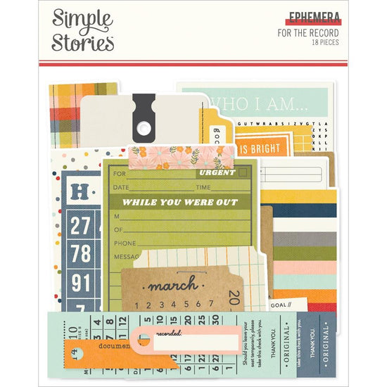 For the Record Ephemera 18/Pkg