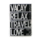 Elizabeth Craft Block Words - Travel stamp