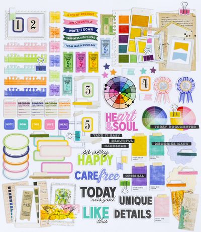49 And Market Die-Cuts Journaling Bits Artful Moments