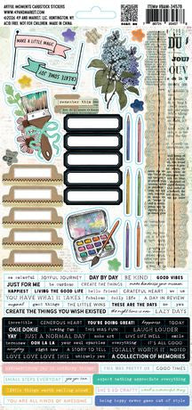 49 And Market Cardstock Stickers Artful Moments