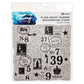 Simon Hurley create. Cling Mount Stamp 6X6 Postal Collage