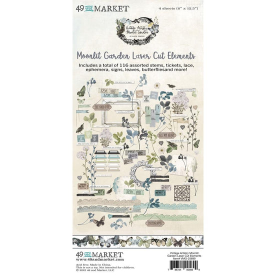 49 And Market Laser Cut Outs Vintage Artistry Moonlit Garden