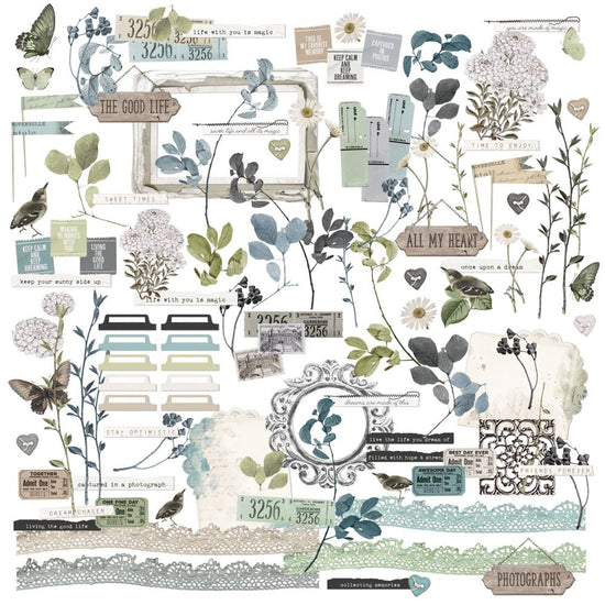 49 And Market Laser Cut Outs Vintage Artistry Moonlit Garden