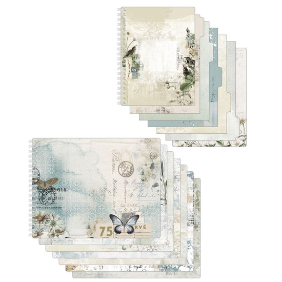 49 And Market Spiral Notebook Set Vintage Artistry Moonlit Garden